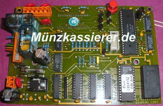 Münzkassierer.de Münzautomaten.com SI Steuerung SI Elektronik Steuerplatine Hauptplatine Platine